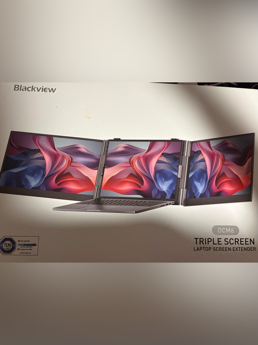 Blackview Black Triple-Screen Laptop Extender (DCM6)